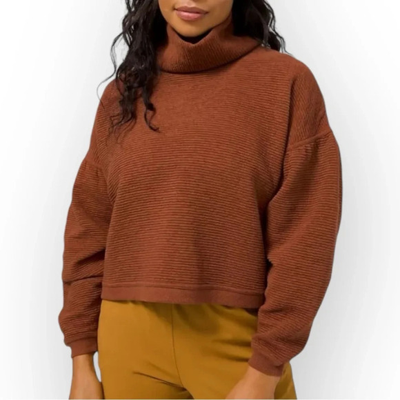 Lululemon Peaceful Moments Pullover  Heathered Ancient Copper M/L - Picture 1 of 9
